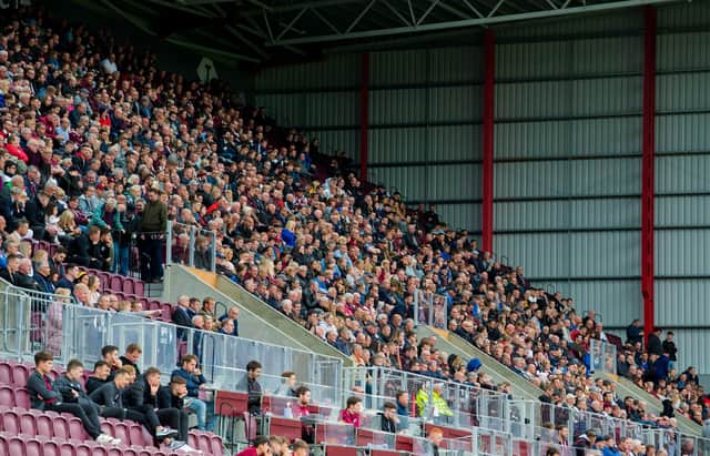 Fans will be back at Tynecastle this month.