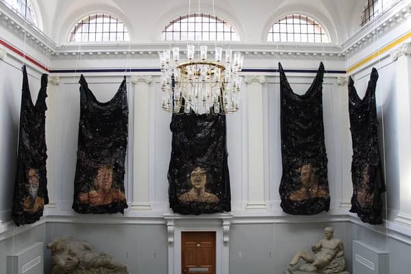 Installation view of work by Amelia Clark