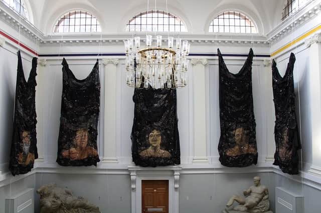 Installation view of work by Amelia Clark