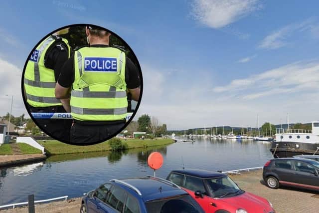 A car was recovered from an Inverness canal after possibly being involved in 'targeted' attack in Beauly which left a man seriously injured in hospital.