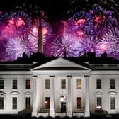 Fireworks above the White House mark Joe Biden's inauguration