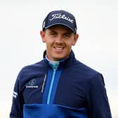 Grant Forrest smiles after moving up the leaderboard in the second round of the Alfred Dunhill Links Championship at St Andrews. Picture: Octavio Passos/Getty Images.