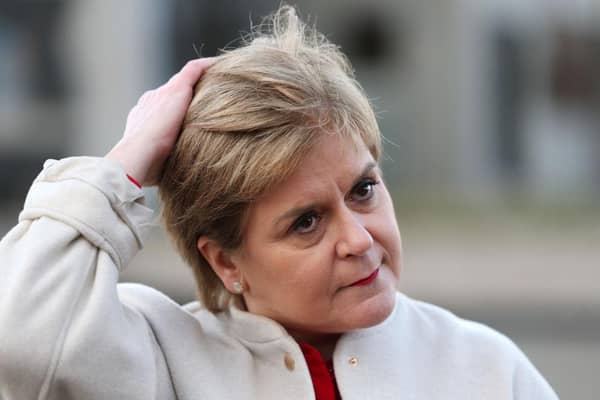 Scotland has ‘collectively lost our minds’ on the issue of trans rights, former First Minister Nicola Sturgeon claimed this week in an interview in Aberdeen (Picture: Jeff J Mitchell/Getty Images)