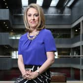 Journalist and TV presenter Sarah Smith, at the BBC HQ in Glasgow. Picture: Robert Perry