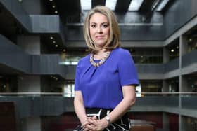 Journalist and TV presenter Sarah Smith, at the BBC HQ in Glasgow. Picture: Robert Perry