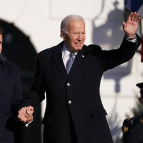 French President Emmanuel Macron and US President Joe Biden seem determined to lift the international sanctions on Iran and resurrect the flawed nuclear deal (Picture: Nathan Howard/Getty Images)