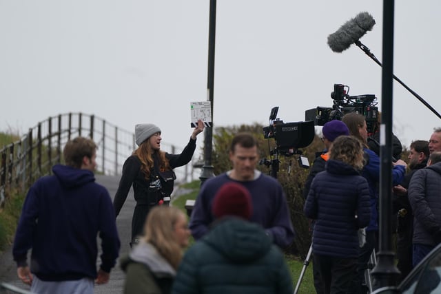Filming is taking place across St Andrews