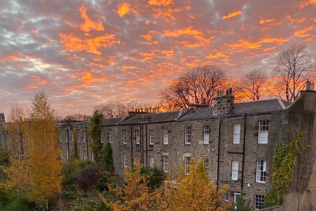 Looking at this picture, you may be reminded of autumnal set When Harry Met Sally as the skies are ablaze with gorgeous oranges complimented by the burnt yellow leaves (Photo: Ilona Turnbull).