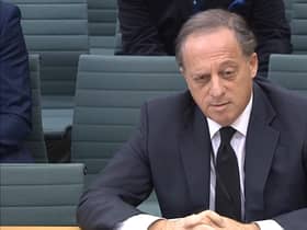 BBC chairman Richard Sharp was hauled in front of MPs over his involvement in a loan for Boris Johnson.
