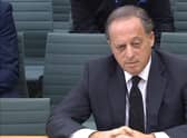BBC chairman Richard Sharp was hauled in front of MPs over his involvement in a loan for Boris Johnson.