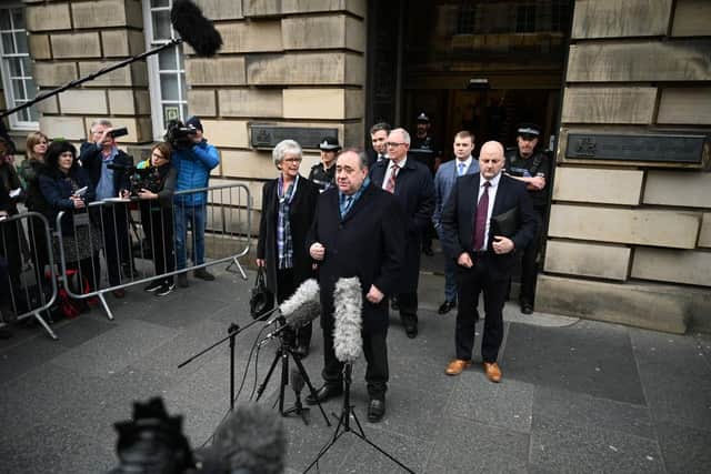 The meeting was disclosed during Mr Salmond’s recent criminal trial - where he was acquitted of 13 charges of sexual assault - but details of what was discussed were not. (Photo by Jeff J Mitchell/Getty Images)