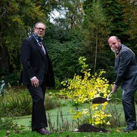 Every planting counts for Councillor Donald Wilson and Lord Provost Frank Ross
