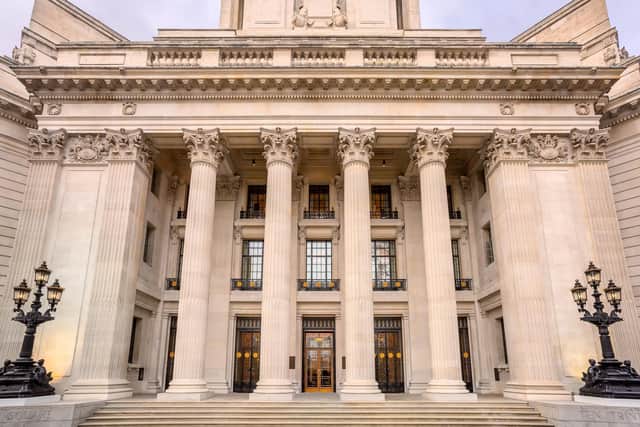 The Four Seasons Hotel London at Ten Trinity Square is the former headquarters of the Port of London Authority and was designed by renowned architect Sir Edwin Cooper. Pic: Contributed