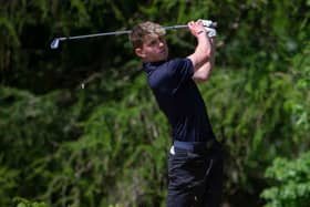 Archie Finnie (Royal Burgess) on his way to winning the Stephen Gallacher Foundation Trophy at Castle Park on Sunday. Picture: Stephen Gallacher Foundation