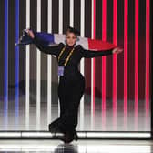 France entrant La Zarra during the dress rehearsal for the Eurovision Song Contest final at the M&S Bank Arena in Liverpool. Picture: Aaron Chown/PA Wire