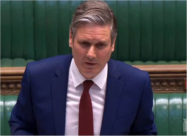 Labour leader Sir Keir Starmer