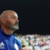 Scotland manager Steve Clarke looks on during the 3-0 win over Cyprus in Larnaca. (Photo by Ryan Pierse/Getty Images)