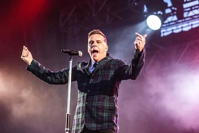 Deacon Blue singer Ricky Ross performing at Edinburgh Castle in 2017. Picture: Calum Buchan