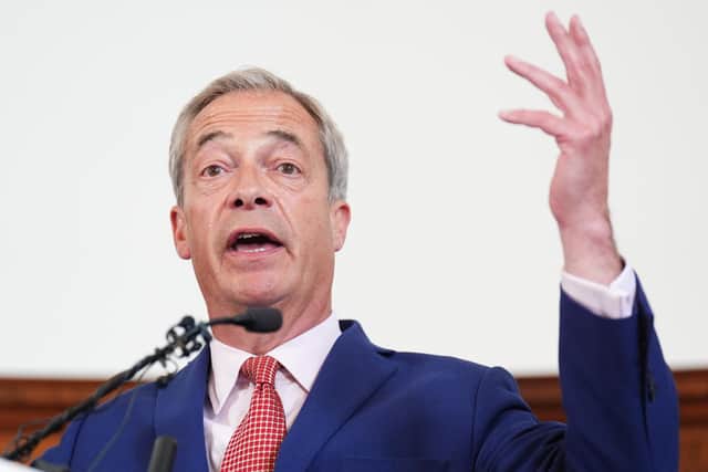 Reform UK leader Nigel Farage could play a deciding factor in some Scottish seats.