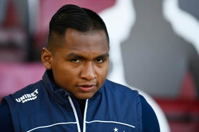 Alfredo Morelos will hope to return to the Rangers starting line-up this weekend after a dispiriting international break with Colombia. (Photo by Rob Casey / SNS Group)