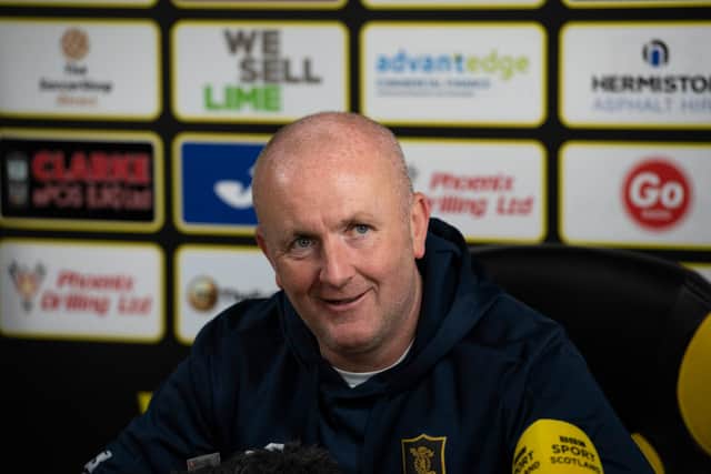 The Livingston boss has been frank and open about his past in his dealings with the media (Photo by Paul Devlin / SNS Group)