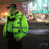 Protests outside Celtic Park have required a police presence (Photo by Alan Harvey / SNS Group)(Photo by Alan Harvey / SNS Group)
