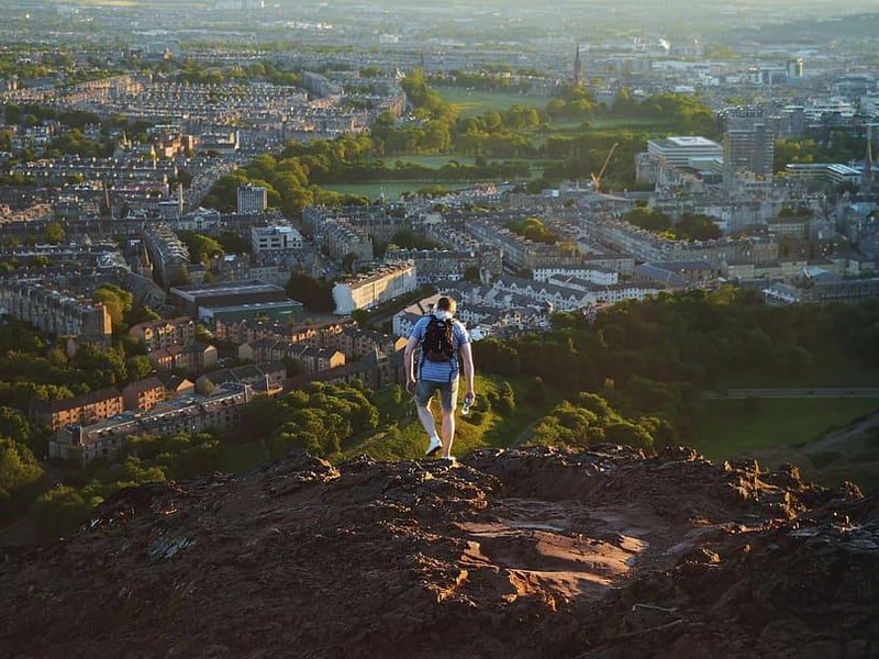 Arthur’s Seat is the remains of a now-extinct volcano sitting within the Holyrood Park. Lava samples from the site have been dated 335 to 341 million years old. Arthur's Seat is popular all year round for its cultural heritage, wildlife and incredible views of Edinburgh which can be enjoyed from its vantage points.