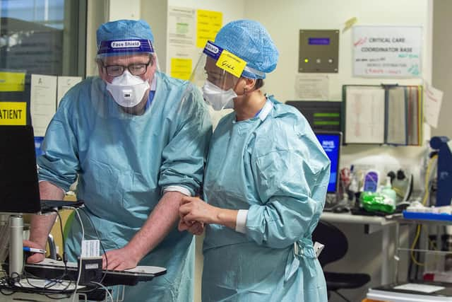 Inside the Covid ICU unit at the Edinburgh Royal Infirmary