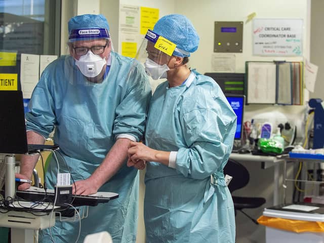Inside the Covid ICU unit at the Edinburgh Royal Infirmary