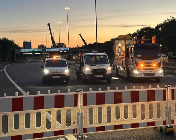 Apex Traffic Management, based in Uddingston, South Lanarkshire, is a contractor providing road barriers and signage.