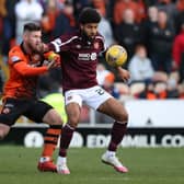 Ellis Simms had a successful loan spell at Hearts last season.  (Photo by Alan Harvey / SNS Group)