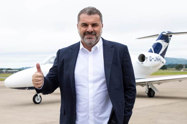 New Celtic Manager Ange Postecoglou has arrived in Glasgow. (Photo by Craig Williamson / SNS Group)
