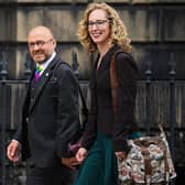 Scottish Green co-leaders Patrick Harvie and Lorna Slater appear to be happy with their deal with the SNP (Picture: Jeff J Mitchell/Getty Images)