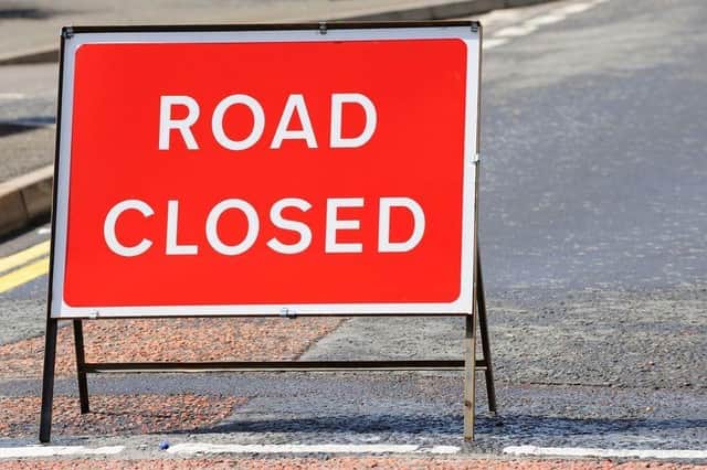 The A726 in Strathaven has been closed due to a gas lead. Picture: Getty Images