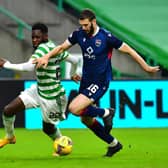 The Dingwall side, who are currently 9th in the Scottish Premiership, scored from the penalty spot in the 39th minute, before doubling their lead with a late header from Alex Lacovitti. (Photo by Mark Runnacles/Getty Images)