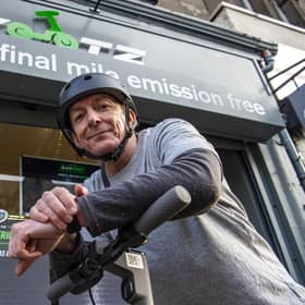 Mark Bain sold his house to launch Skootz, his new e-scooter business based on Edinburgh's Easter Road





Mark Bain, who has just opened a new e-scooter shop on Easter Road - Skootz