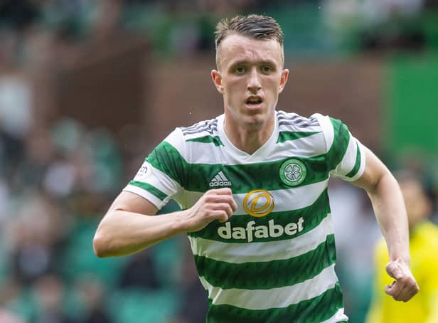 Celtic's David Turnbull is a player that his manager Ange Postecoglou says paid a price for being overburdened last season as he asserts that cannot be allowed to happen again. (Photo by Ewan Bootman / SNS Group)