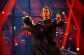 Katya Jones and Lewis Cope during their appearance on the live show of Saturday's Strictly Come Dancing show. Photo: BBC