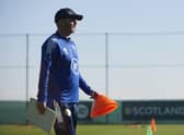 Head Coach Steve Clarke during Scotland National team's trainig session at La Finca Resort, on November 11, 2021, in La Finca, Spain. (Photo by Jose Breton / SNS Group)