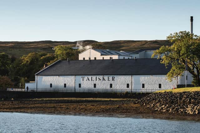 Among Diageo's portfolio is the Talisker distillery on the Isle of Skye. Picture: Diageo.