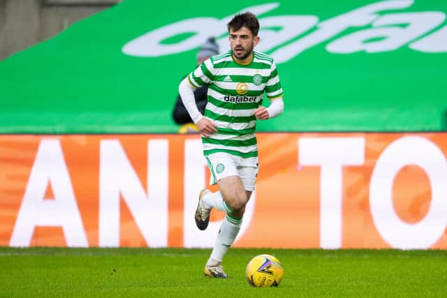 Celtic's Greg Taylor says Odsonne Edouard's commitment should not be questioned. (Photo by Craig Foy / SNS Group)