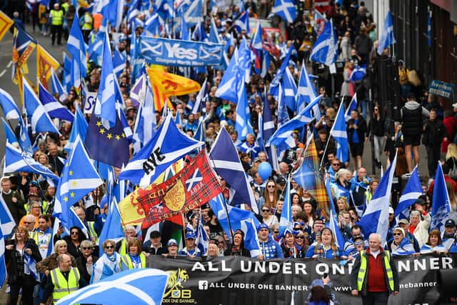 A march in Glasgow