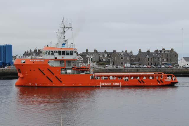 The Malin Sentinel has completed sea trials and now takes up assignments in the North Sea. Picture: contributed.