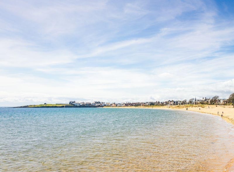 A slightly longer journey up the Fife Coast takes you to the pretty village of Elie. The beach here is one of the best in Scotland and is very safe for swimming. For the adventurous it's possible to jump into the waves from the harbour wall at high tide.