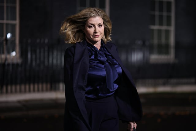 New leader of the House of Commons Penny Mordaunt leaves Downing Street