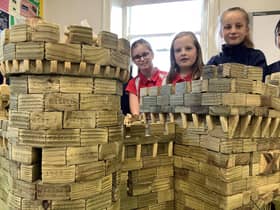 The castle features more than 500 pupil's names.
