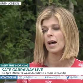 Kate shared the tearful update this morning (Pic: Good Morning Britain)