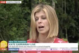 Kate shared the tearful update this morning (Pic: Good Morning Britain)