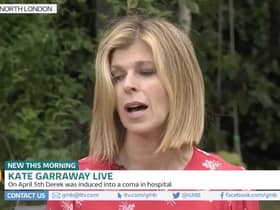 Kate shared the tearful update this morning (Pic: Good Morning Britain)