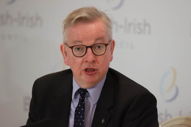Michael Gove spoke to Scottish journalists about the independence debate and the UK's levelling up agenda.